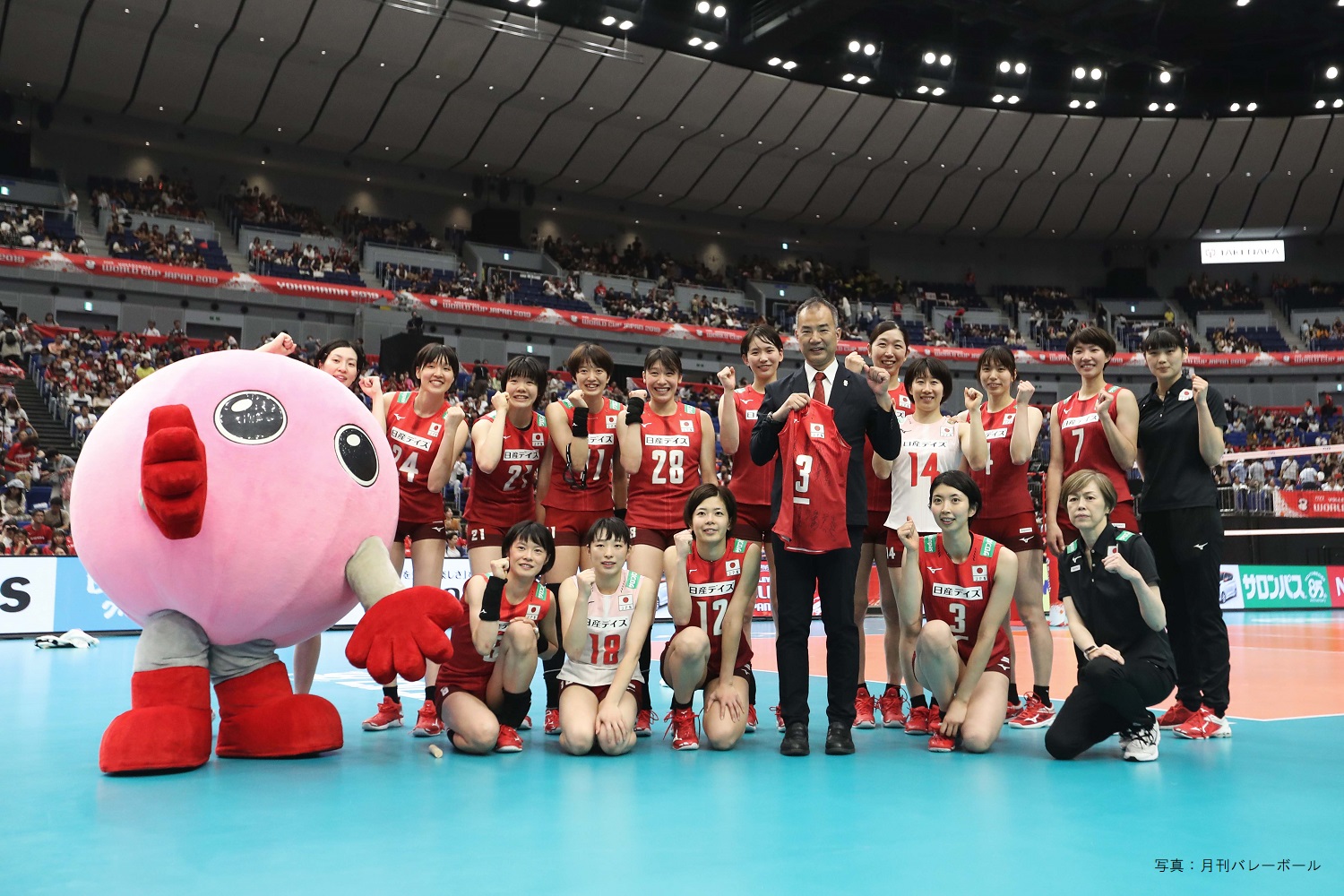 Wc19女子 初戦はドミニカ共和国に勝利 月バレ Com 月刊バレーボール