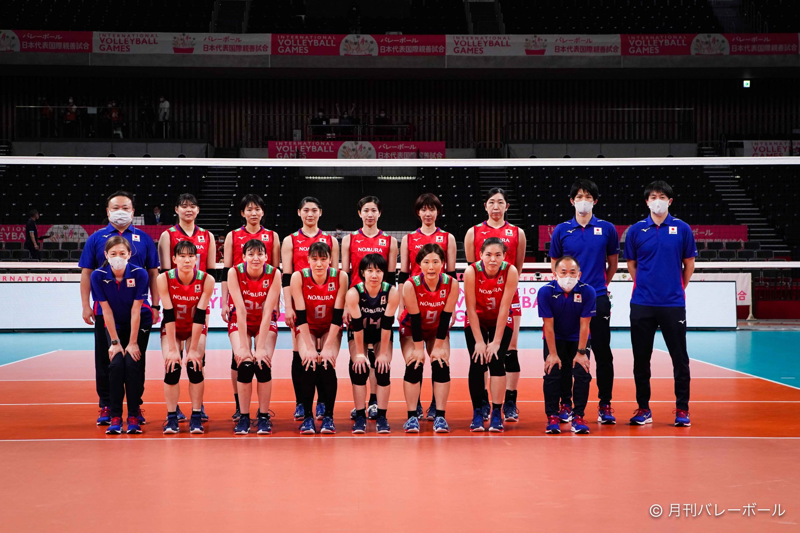 メンバー バレー 全日本 女子 日本代表国際親善試合～東京チャレンジ2021～ 女子登録メンバー12人が決定