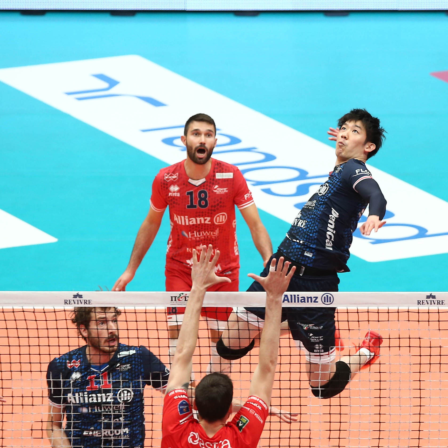 ミラノの石川祐希 昨季王者のルーベに敗れる