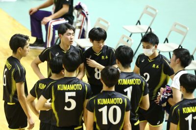 バレーボール　熊本国体　鎮西高校 鎮西高単独チームの熊本県が愛知県を下し1960年以来の優勝