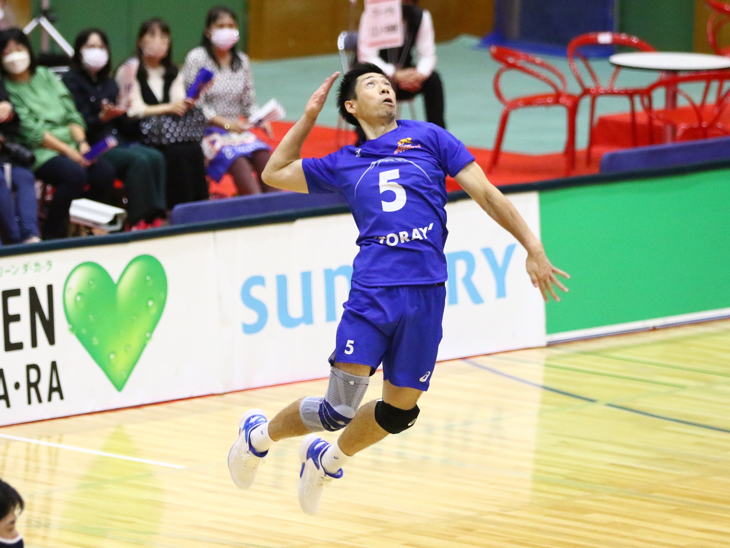 東レの米山裕太がVリーグ400試合出場を達成