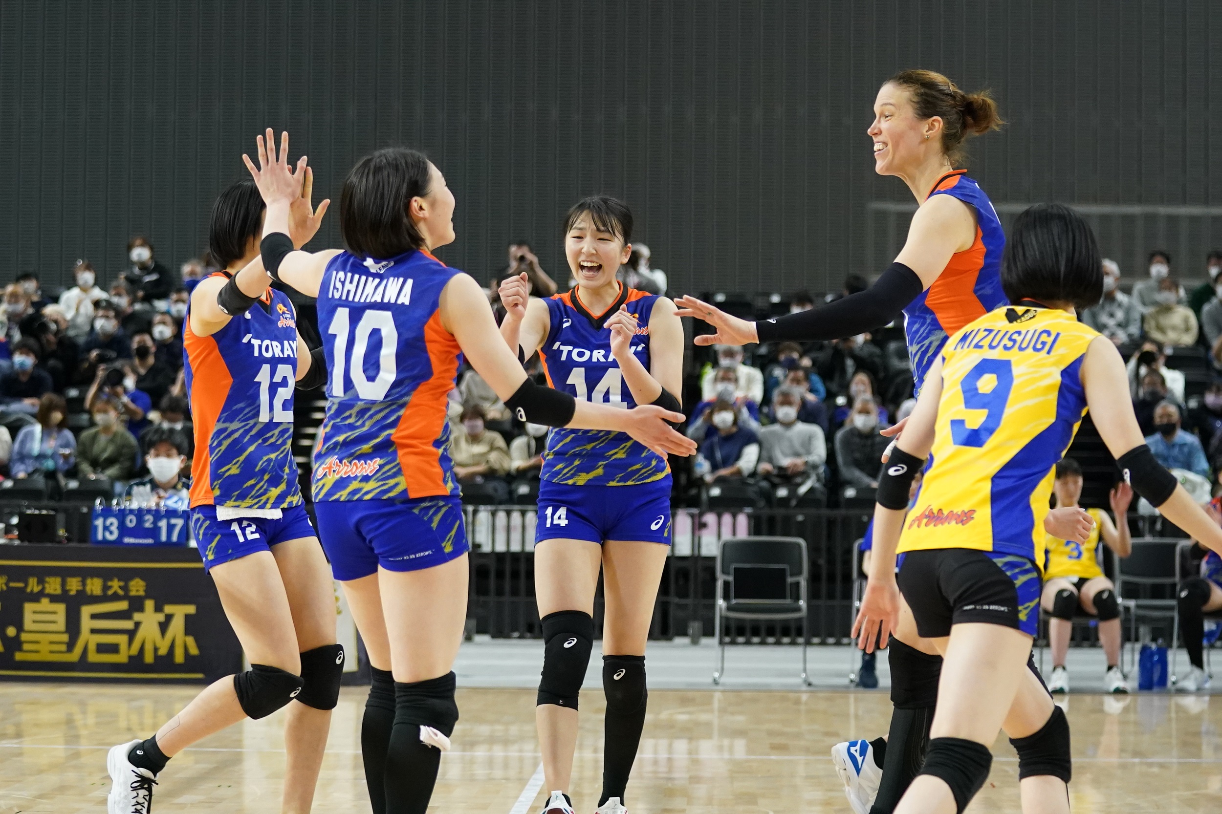V1女子　東レがV・レギュラーラウンドで優勝　埼玉上尾はＶ・ファイナルステージ進出を決める