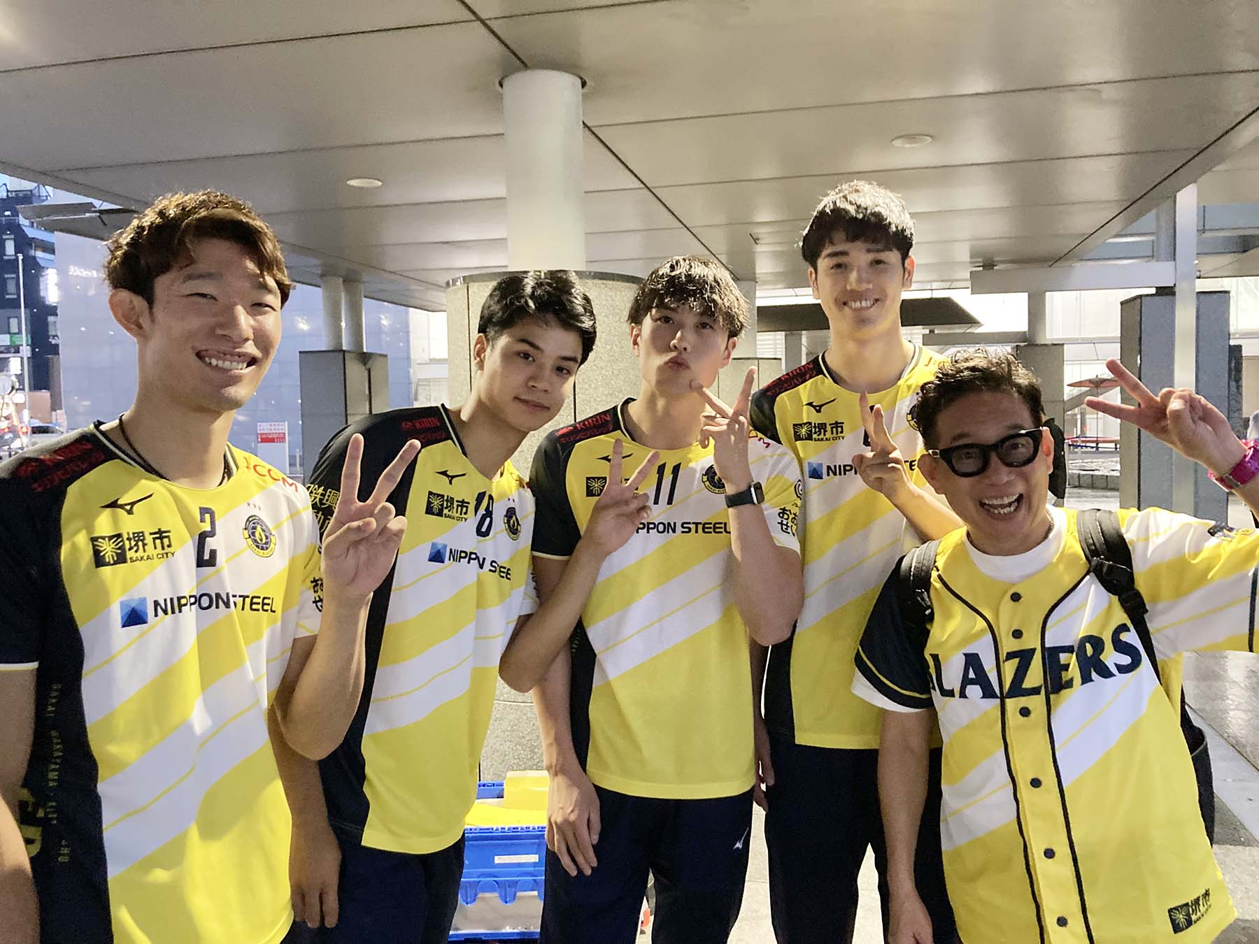 【非売品】堺ブレイザーズサイン入りベースボールシャツ 非売品】堺ブレイザーズサイン入りベースボールシャツ