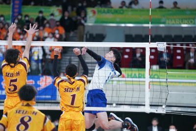 星城高校　春高記念 国体王者・高川学園が星城高校をフルセットで破る【春高2024】 | 月