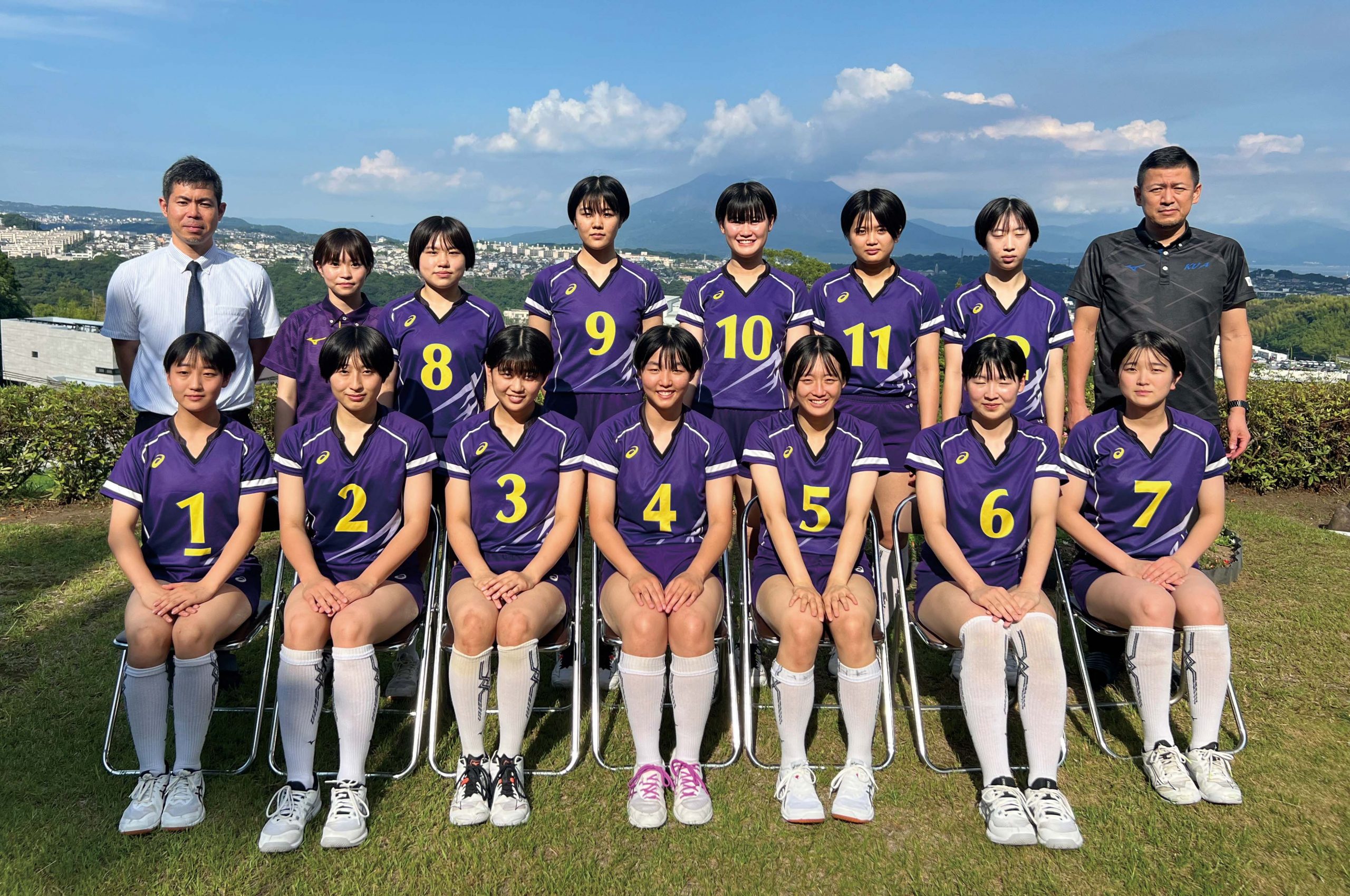 鹿児島の女 インターハイ2024 女子・鹿児島実（鹿児島） | 月バレ.com【月刊バレーボール】