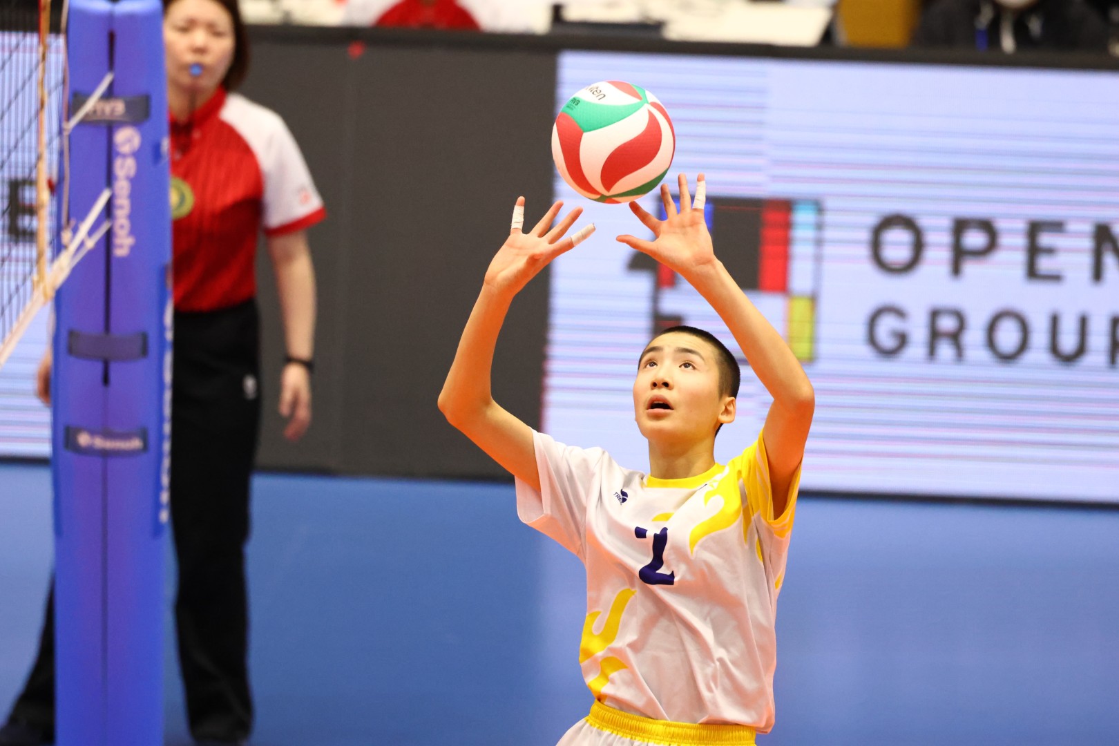 目指すは永露元稀×関田誠大。身長183㎝の中学生セッター兼田創右が